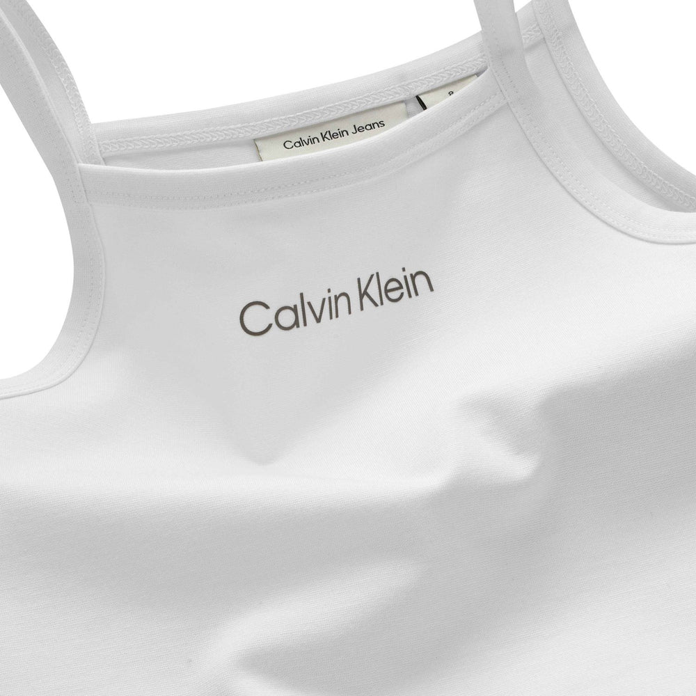 Køb Calvin Klein Bright White Punto Strop Top
