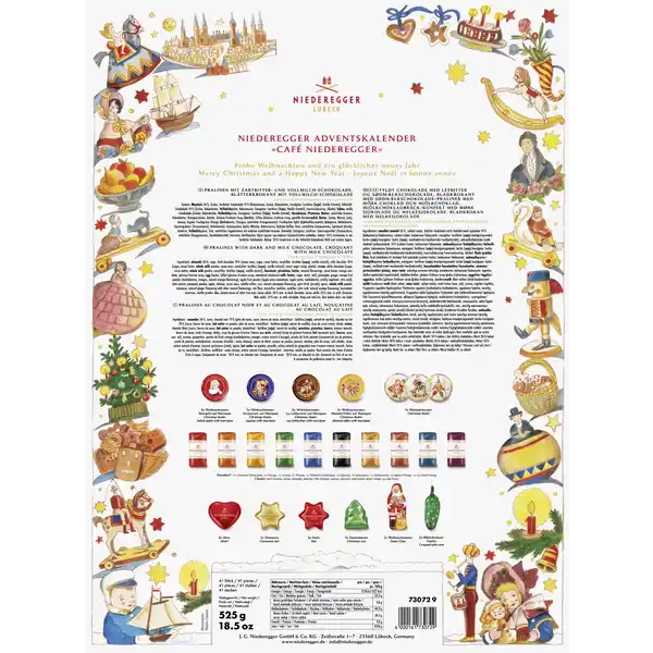 Adventskalender Café Niederegger 2024