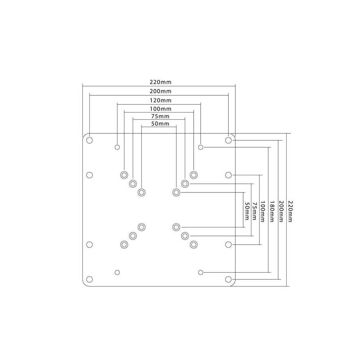 Goobay VESA-adapter for TV-veggfeste