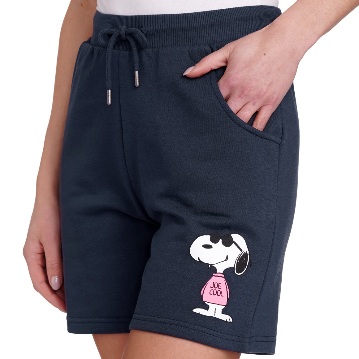 Jonas Nielsen Peanuts Joggingshorts mit Print dunkelblau