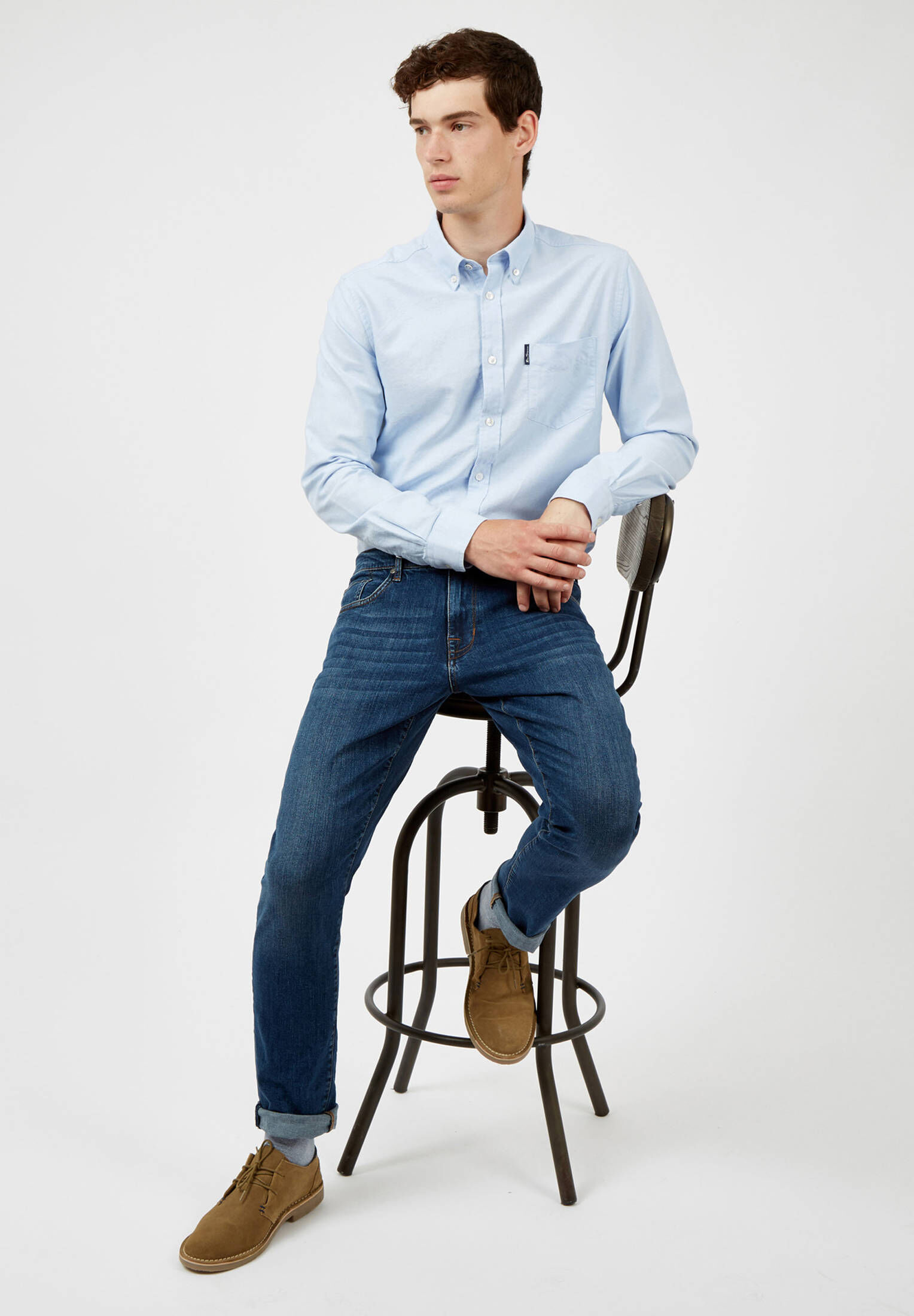 Ben Sherman| Herren Jeans Stonewash