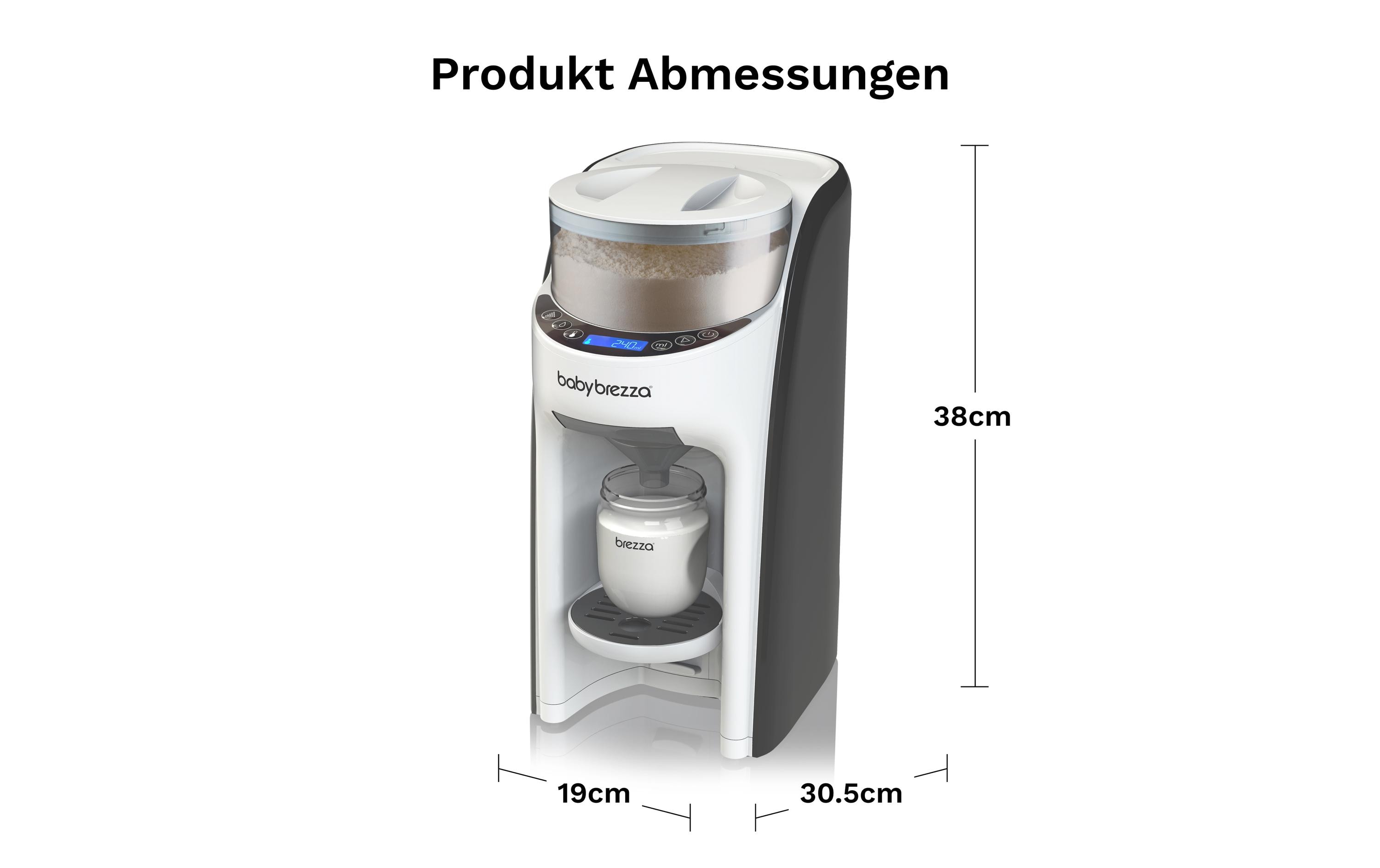 Flaschenwärmer Formula Pro Advanced Schwarz/Weiss<br>Automatischer Falschenzubereiter dosiert, mischt und erwärmt Milchpulver auf Knopfdruck