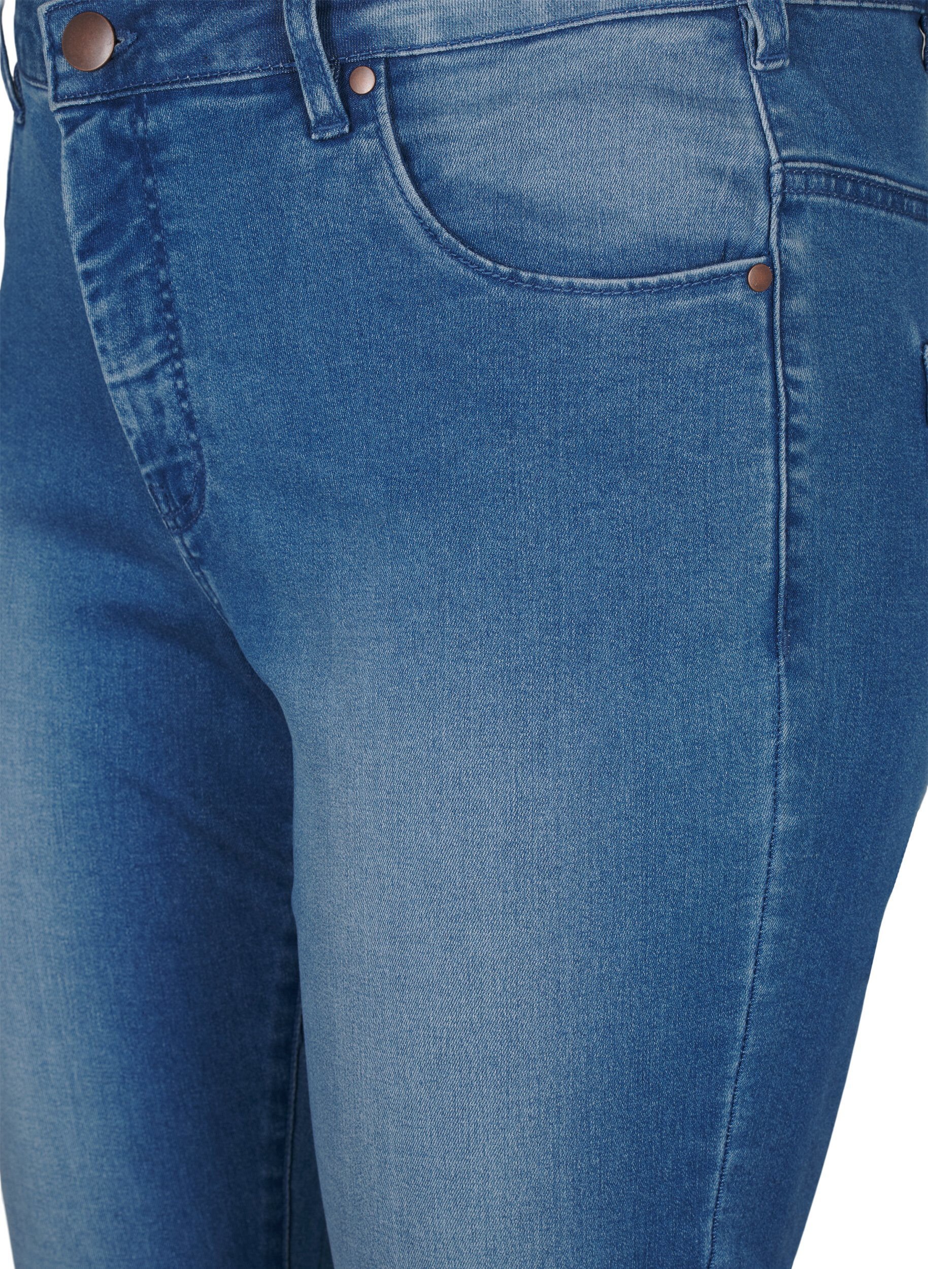 Slim fit Emily jeans med normal talje