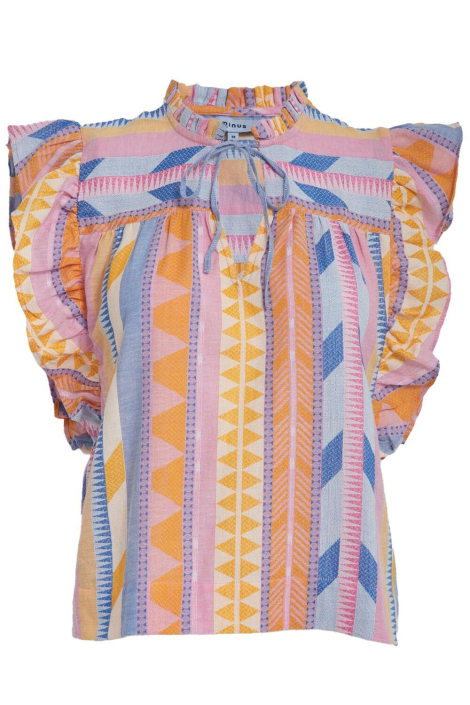 Minus multi color dames blouse