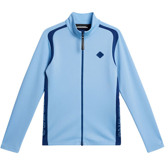 J.Lindeberg Solar Full Zip Fleecejacke Little Boy Blue Damen