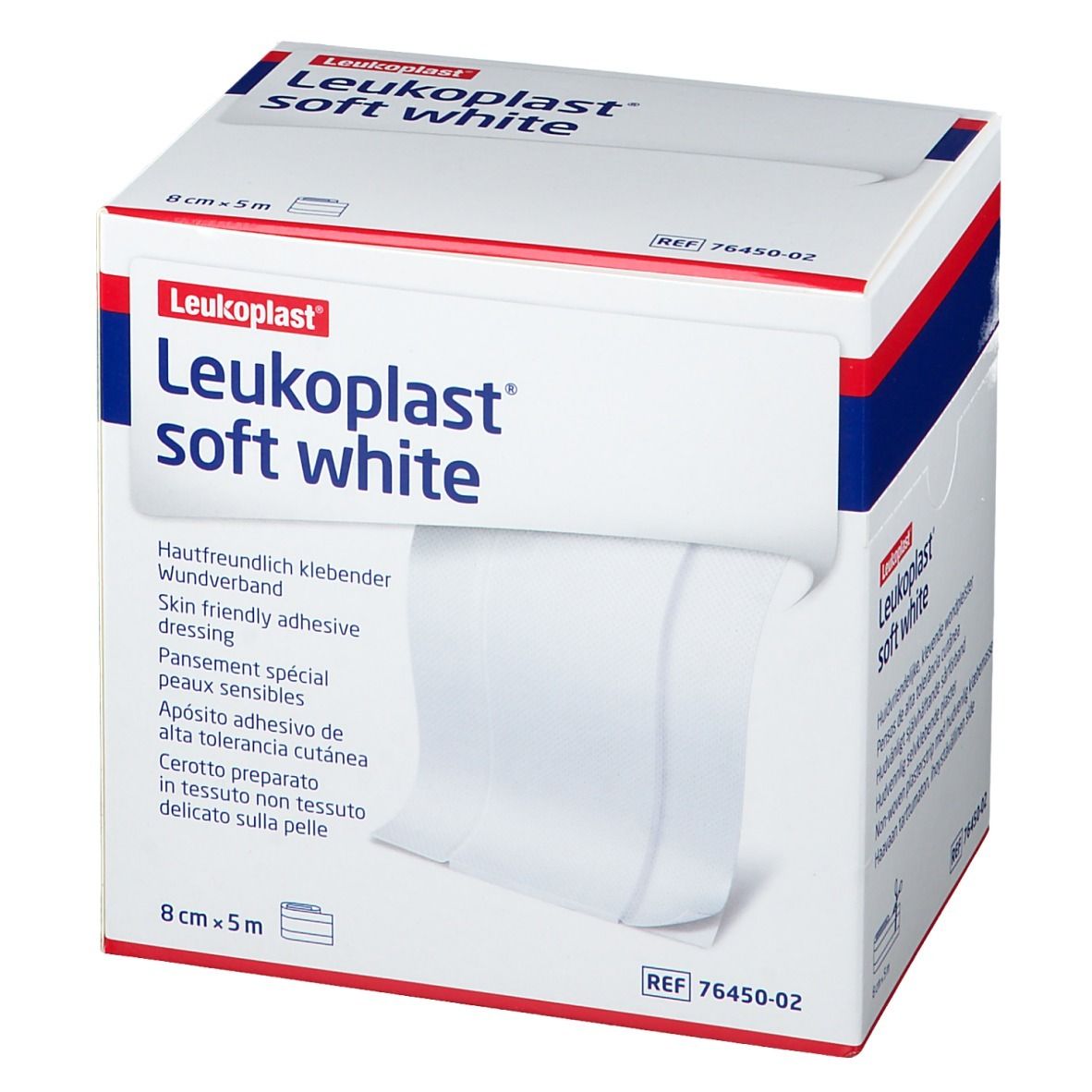 Leukoplast® soft white 8 cm x 5 m