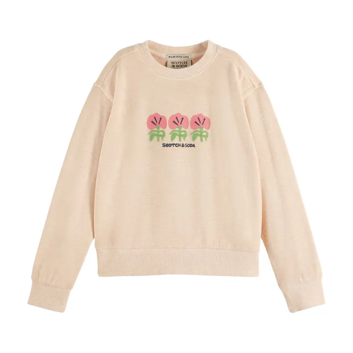 Scotch & Soda Garment-Dyed Crew Sweater Junior