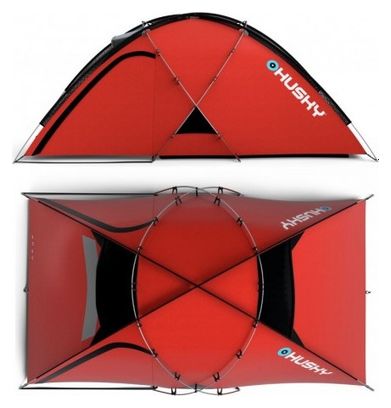 Tente Husky Felen 2-3 personnes rouge