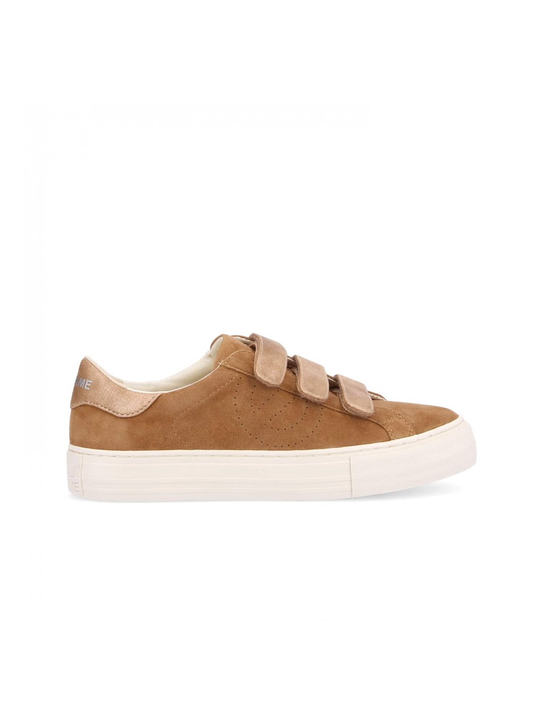 no name Baskets de ville arcade straps perfos camel