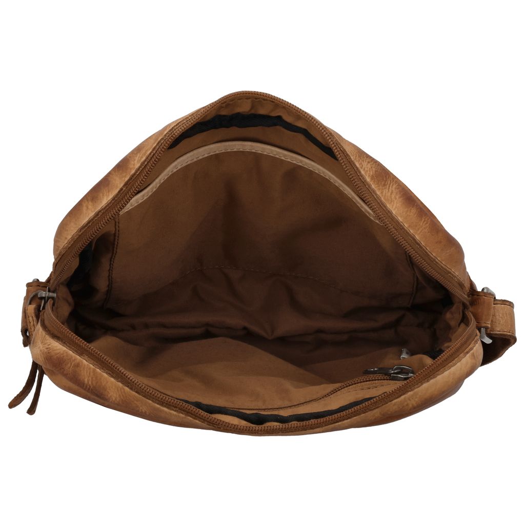 Hide & Stitches Paint Rock Schoudertas S Cognac