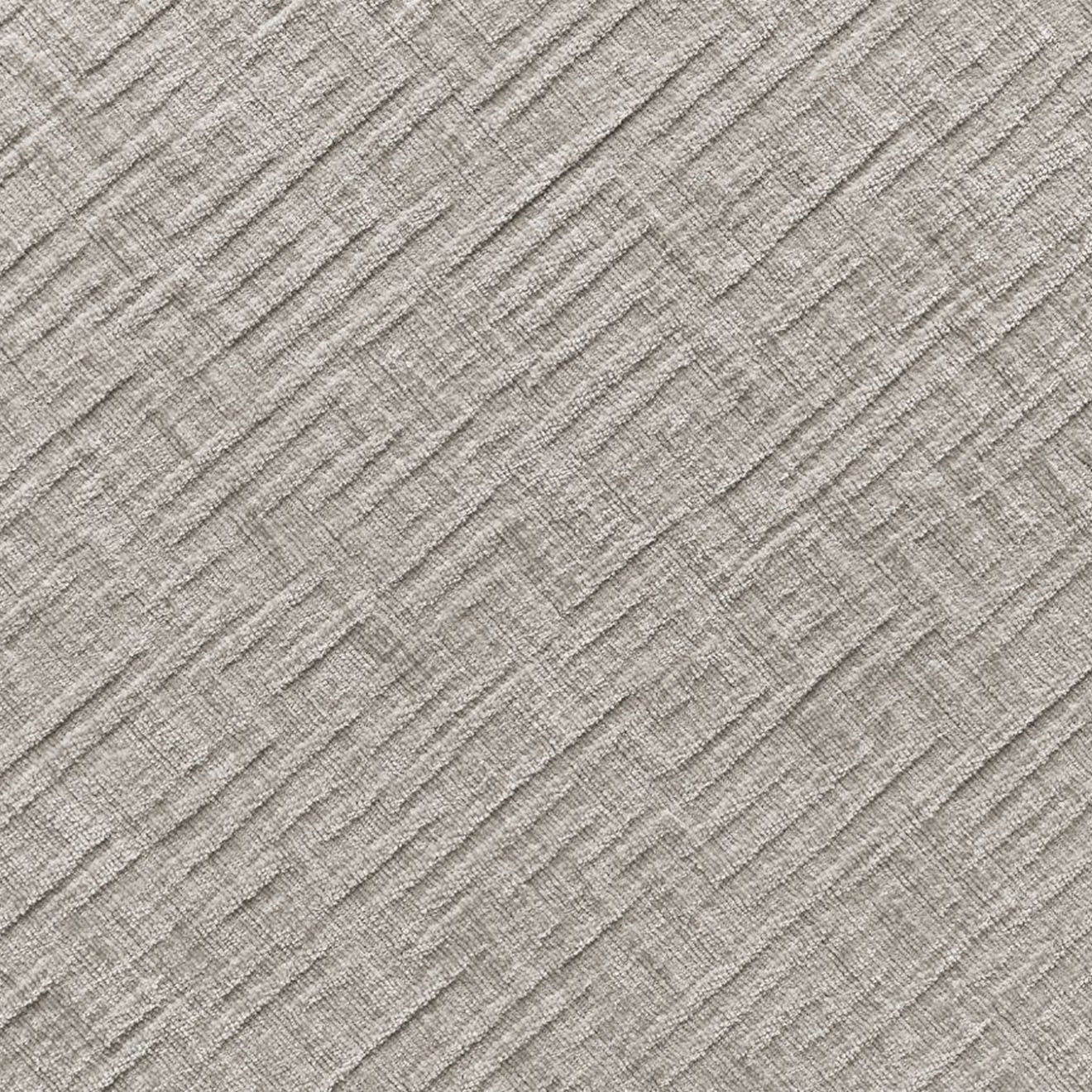 Bobochic Canapé d'angle droit fixe 4 places Rousseau texturé beige - 250x160x72 cm