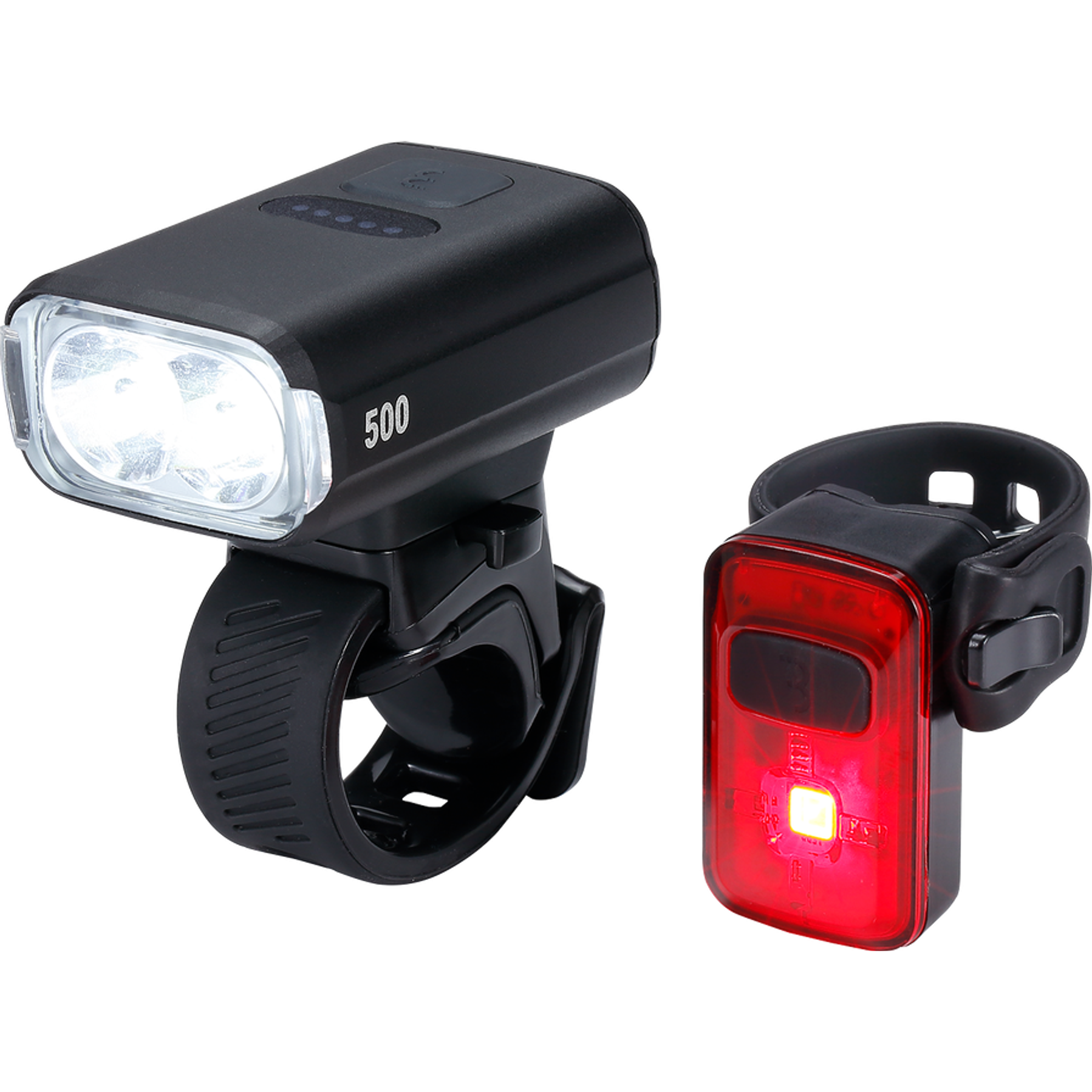 BBB Cycling BLS-265 NanoStrike 500 + BLS-152 Spark Verlichtingsset