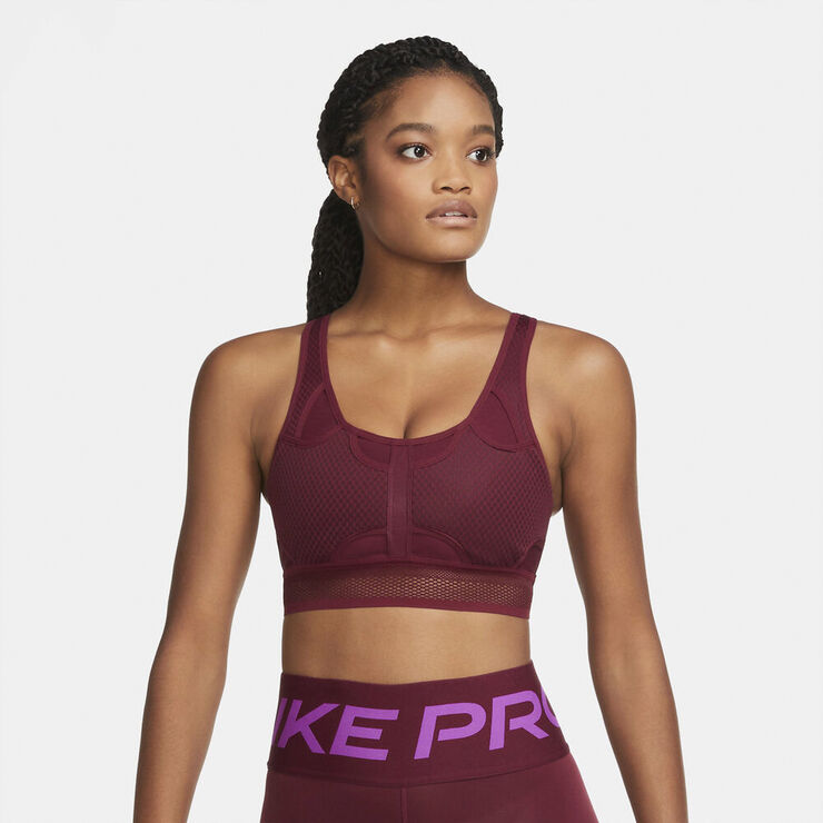 Nike Swoosh Ultrabreathe Medium Support Sports Bh Rød