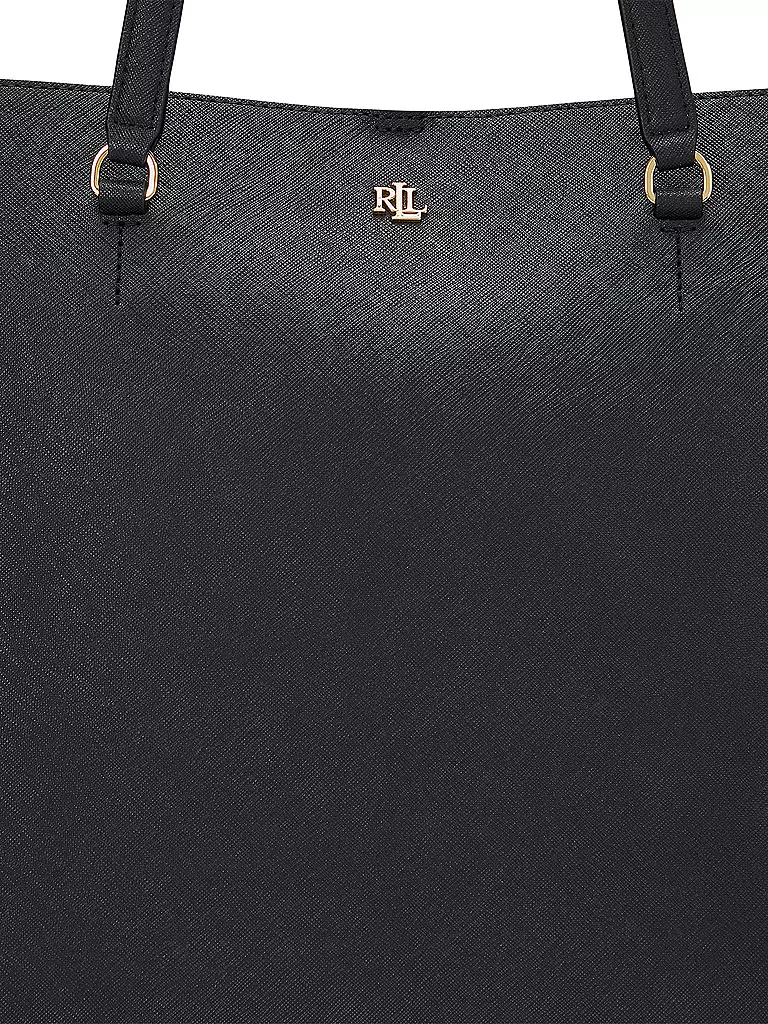 LAUREN RALPH LAUREN Ledertasche - Shopper KARLY TOTE Large schwarz