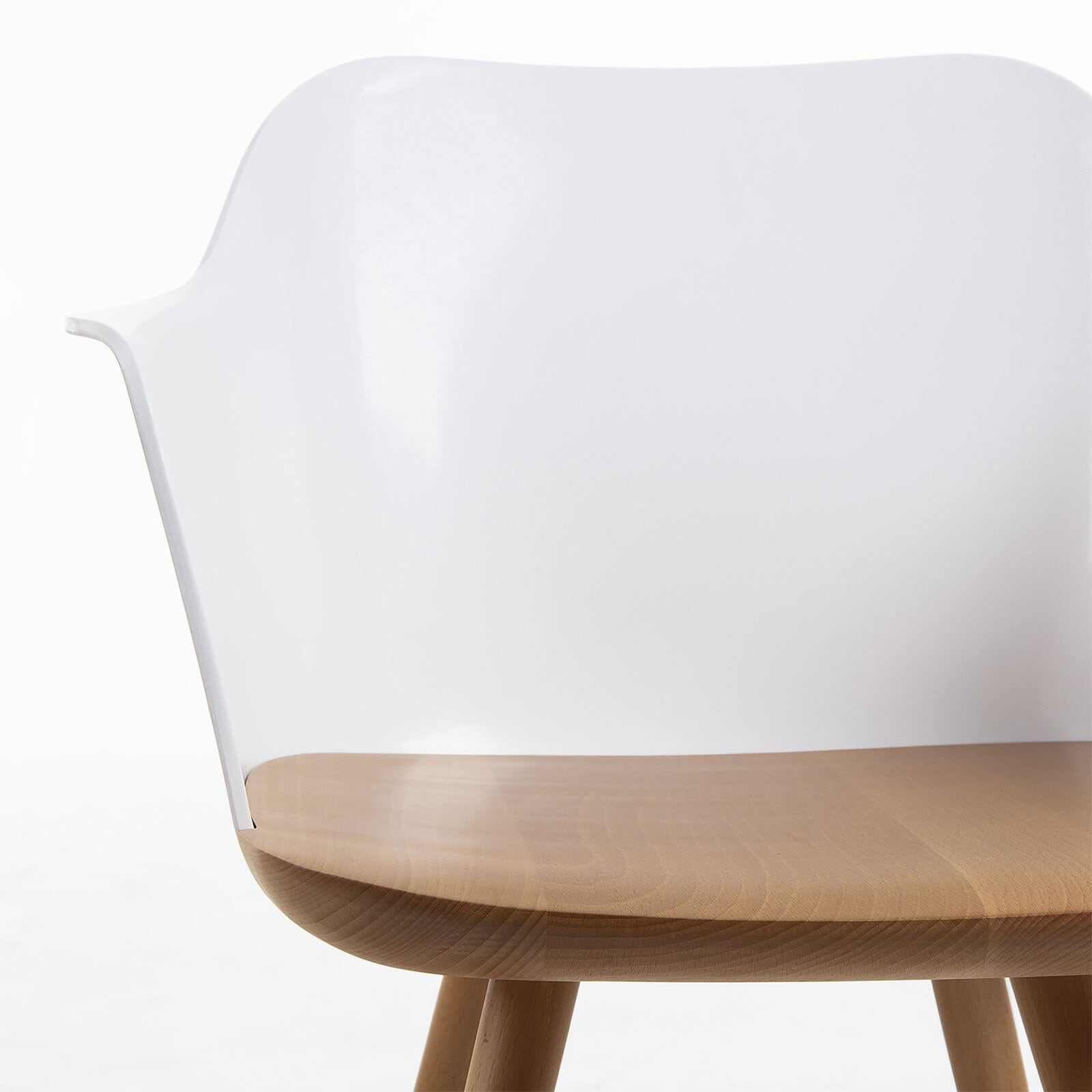 Kave Home Esszimmerstuhl BJORG 2er Set weiß