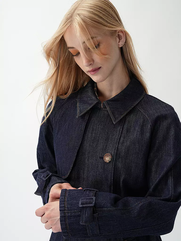 RIANI Trenchcoat dunkelblau