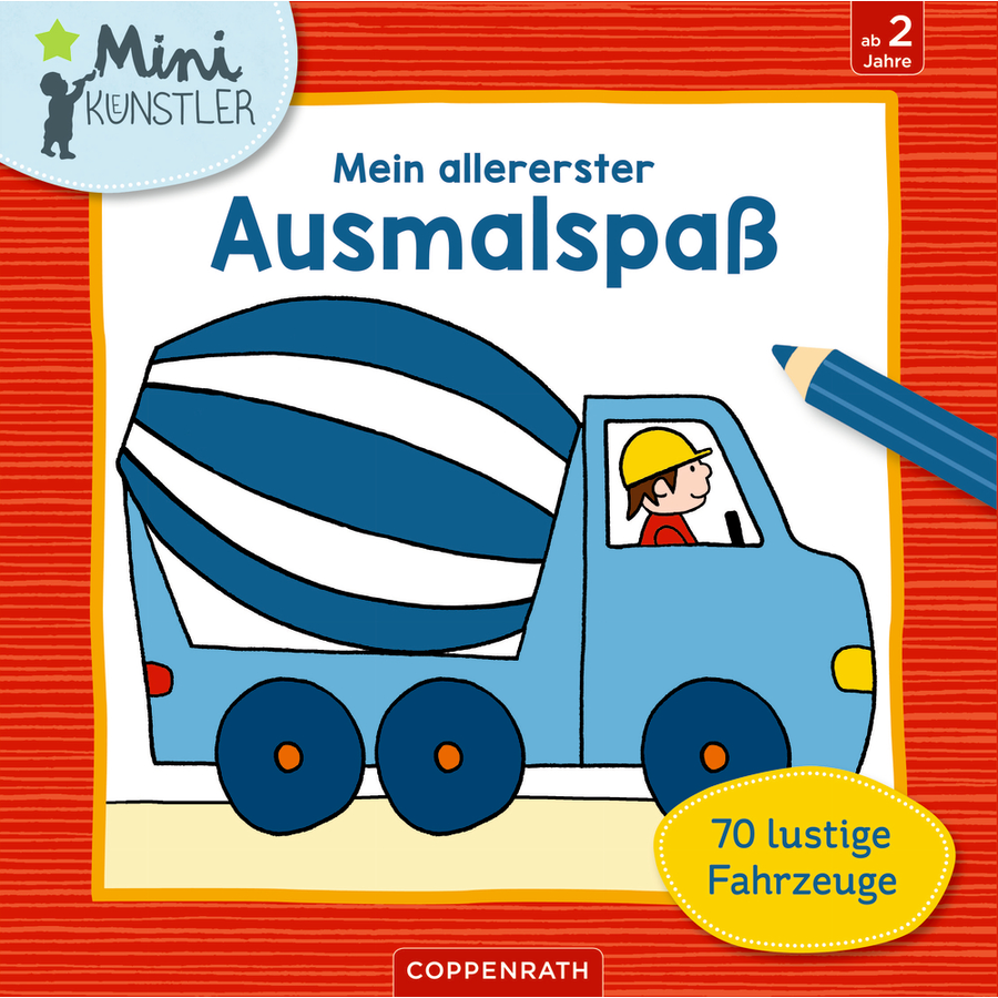 Coppenrath Mein allererster Ausmalspaß: 70 lustige Fahrz. (Mini-Künst.)