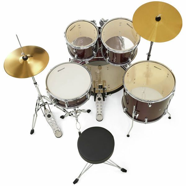 Millenium Focus 20 Drum Set Red