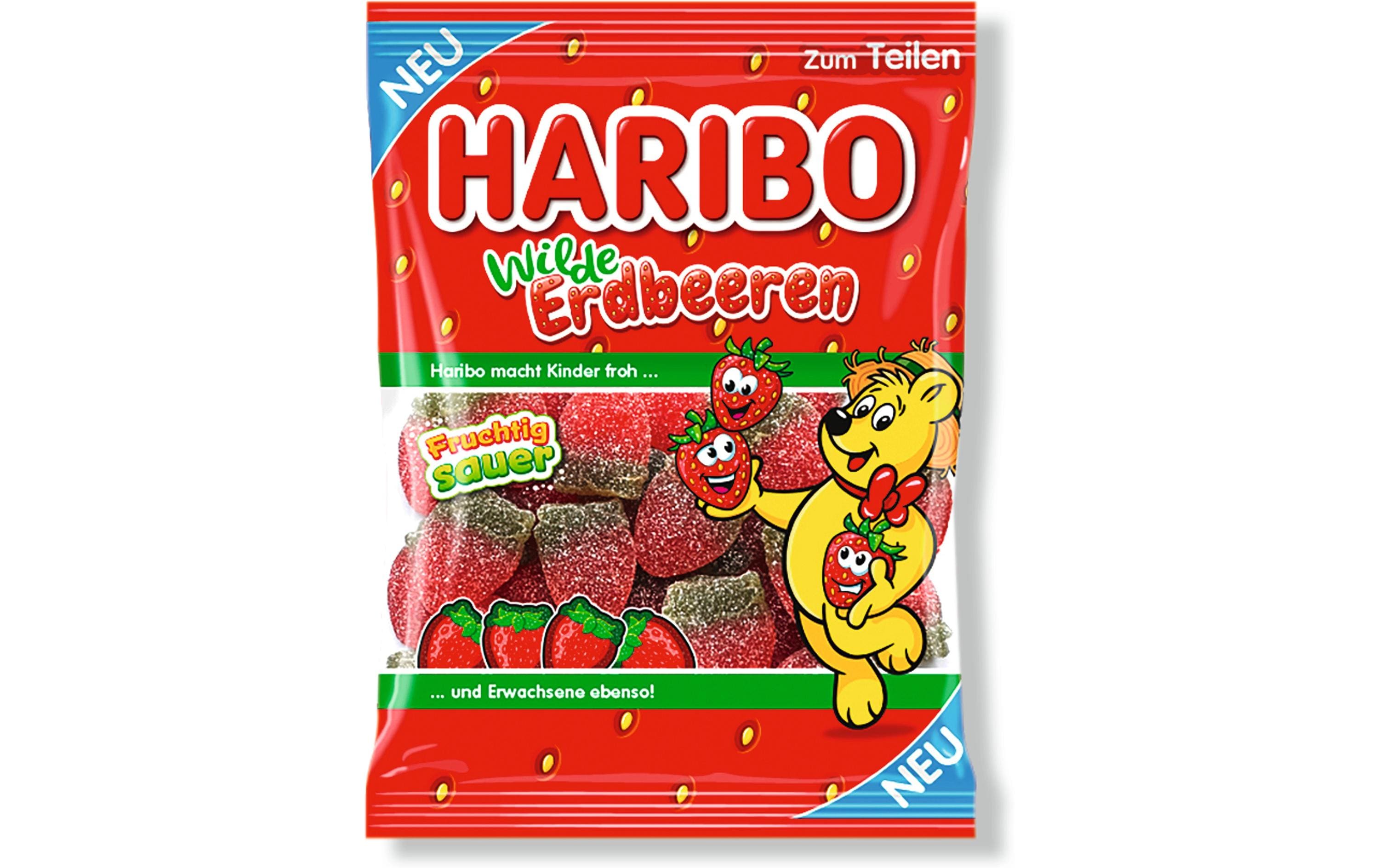 Gummibonbons Wilde Erdbeeren sauer 175 gSaure Fruchtgummis