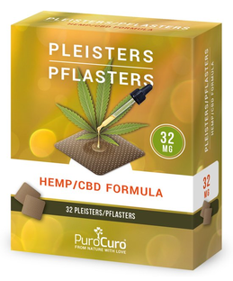 PuroCuro CBD Pleisters 32 mg 32ST