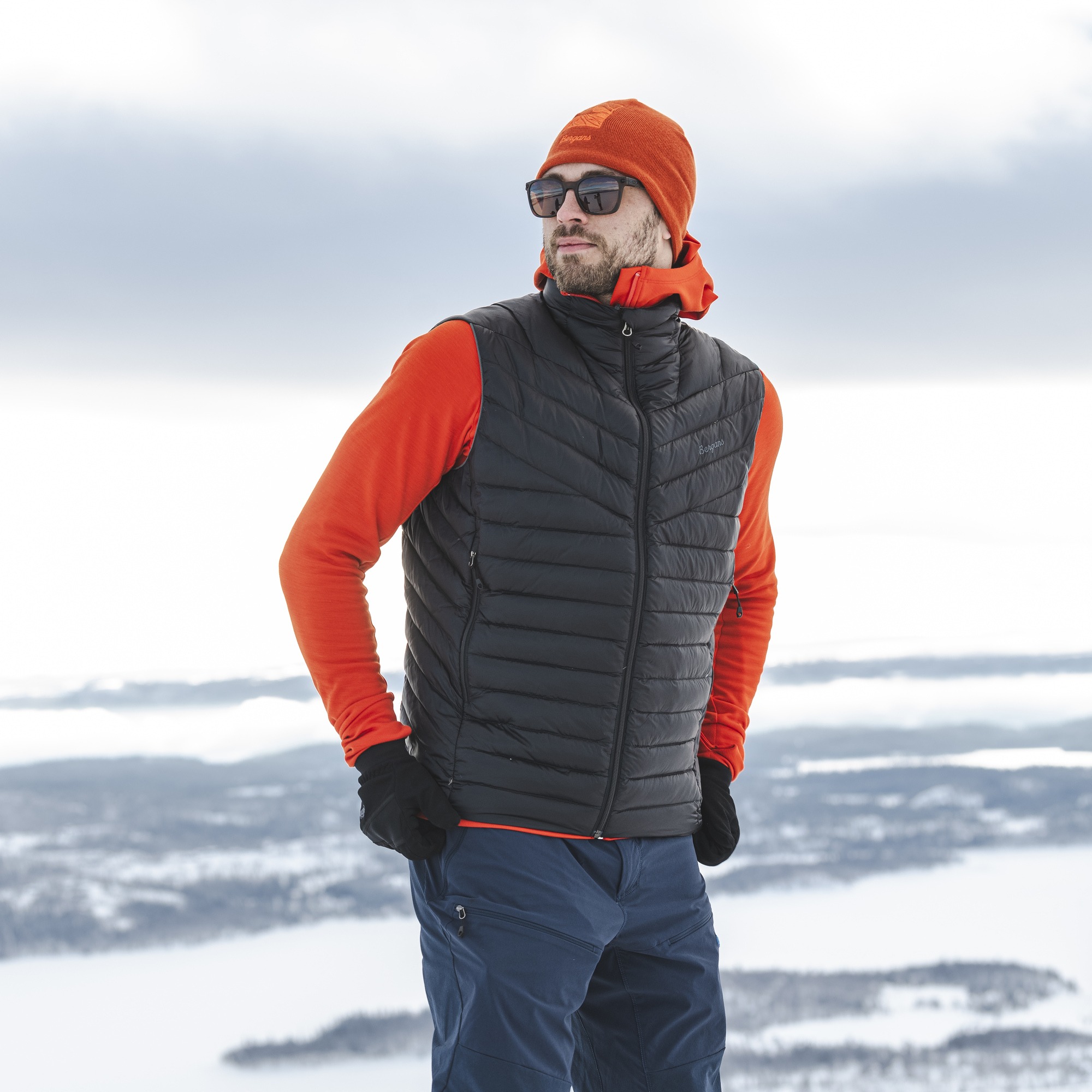 Rabot Light Down Vest Herre Black