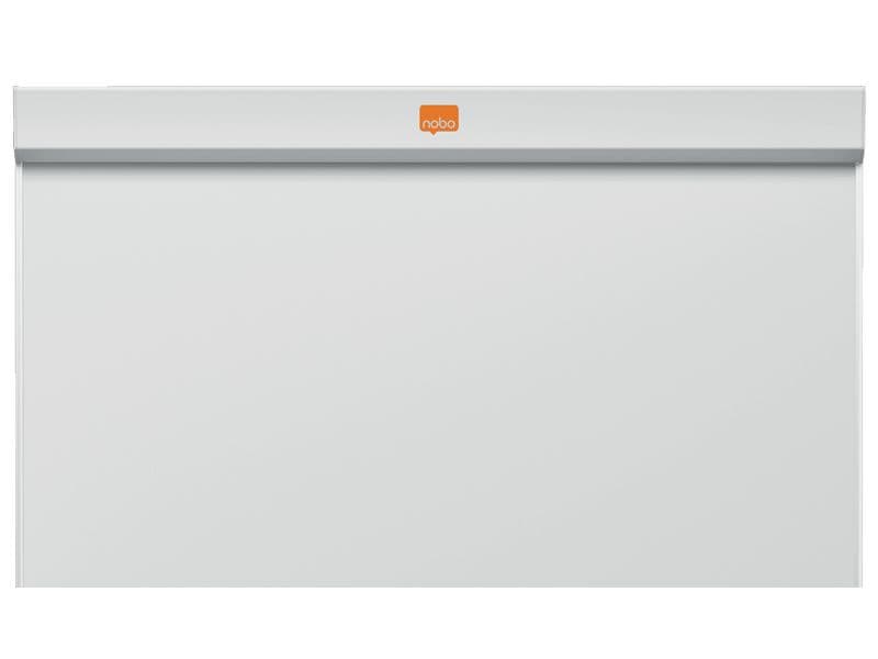 Nobo Impression Pro Flipchart Mobil Stahl, magnethaftend Die mobile Flipchart mit Stahloberfläche hat einen unscheinbaren Rahmen und eine Stiftehalterung.