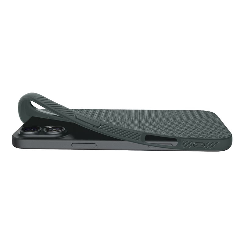 iPhone 16 Liquid Air Case Gummi Hülle (ACS08196) - Abyss Green (Grün)