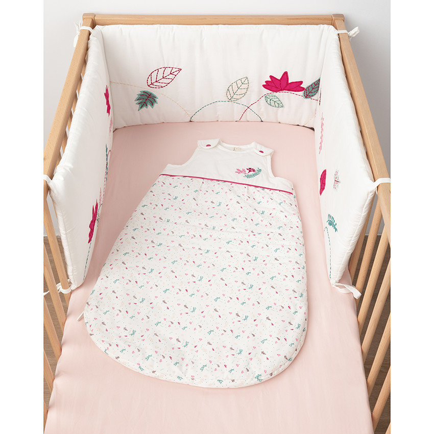 Tour de lit 3 pans fille Poetic nature