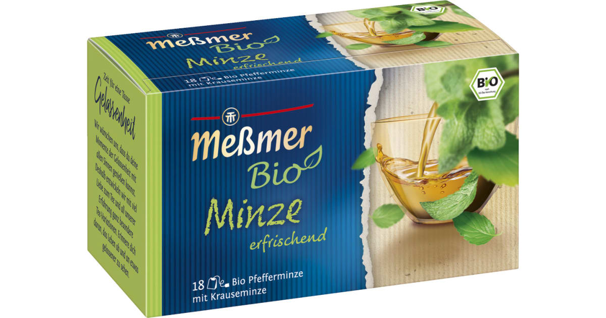 MESSMER Bio Minze 18er-Packung