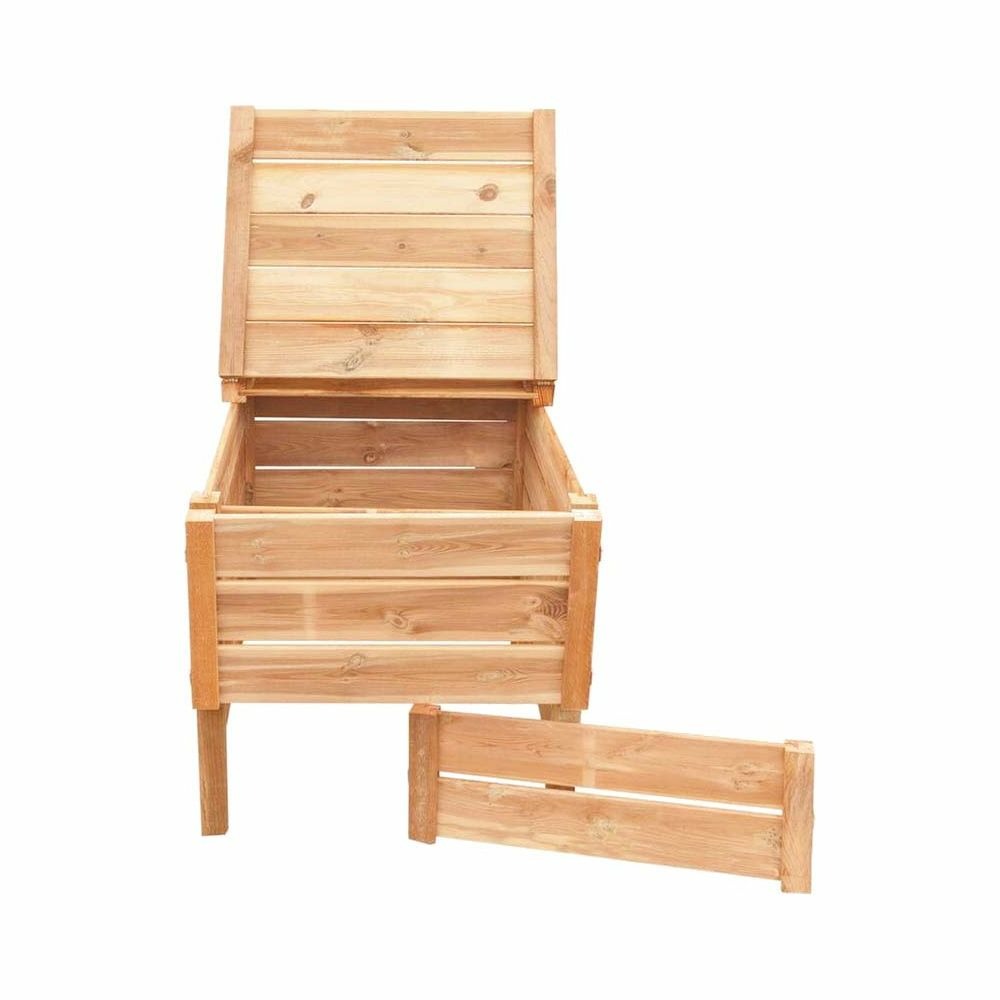 Composteur de jardin 350 litres douglas du morvan
