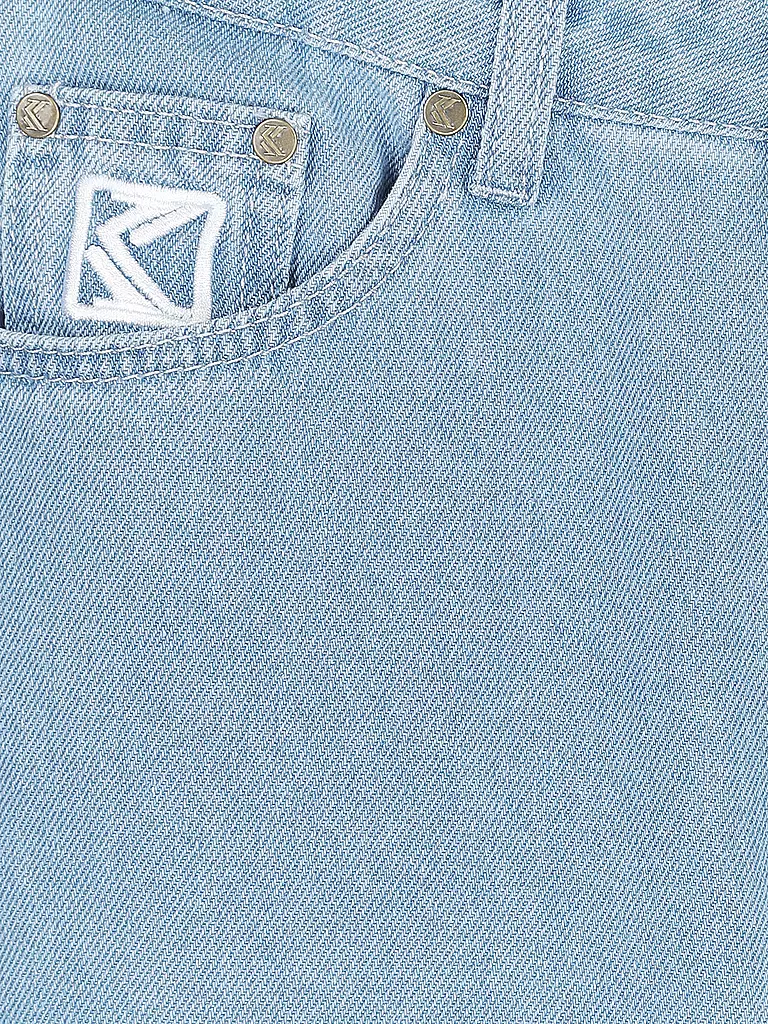 KARL KANI Jeans Wide Leg blau