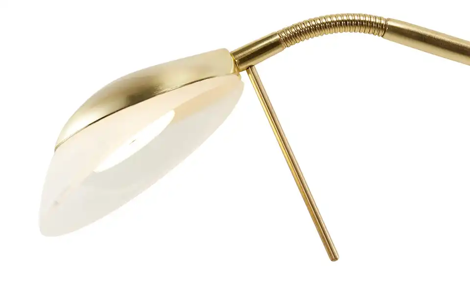 KHG LED Fluter, 2-flammig matt, lackiert, messingfarben