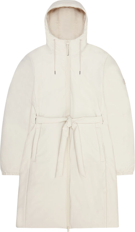 Rains Lohja Long Insulated Curve Jacket W3T2 Dune