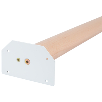 Duraline tafelpoot naturel hout 2,5x5x72 cm