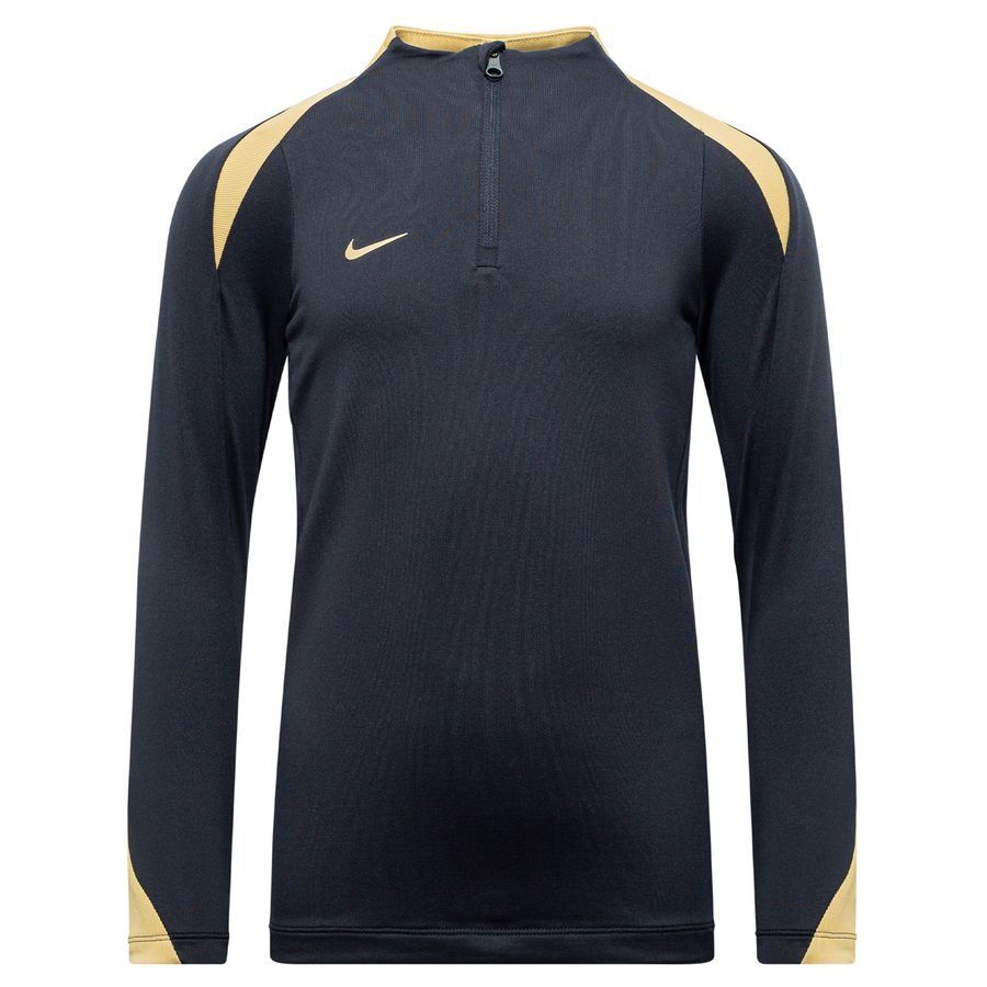Nike Maillot d'Entraînement Dri-FIT Strike - Noir/Doré Enfant
