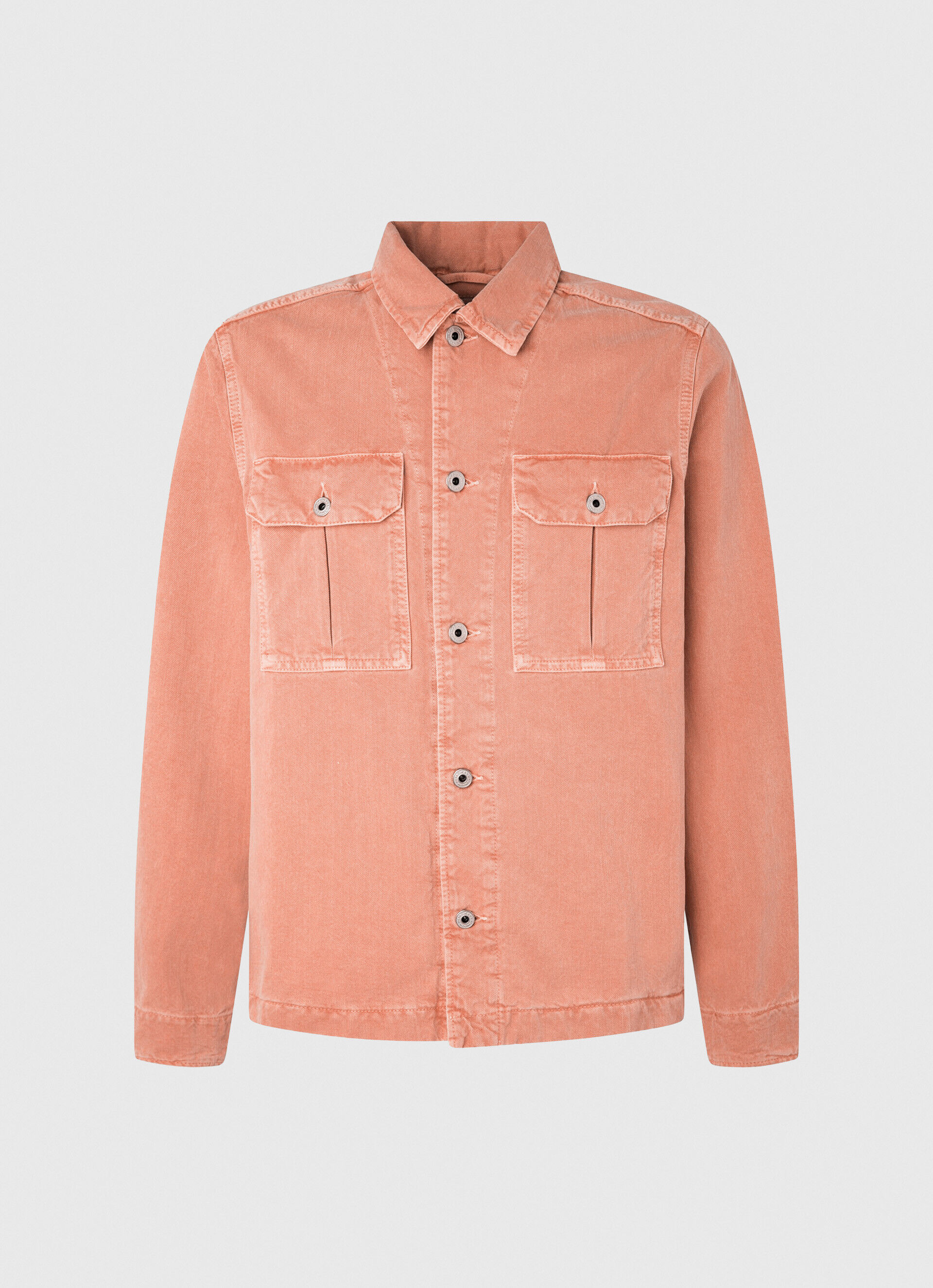 SOBRECAMISA DENIM BAILEY RELAXED - squash orange