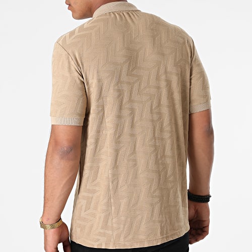 Polo Manches Courtes PL-03 Beige Foncé