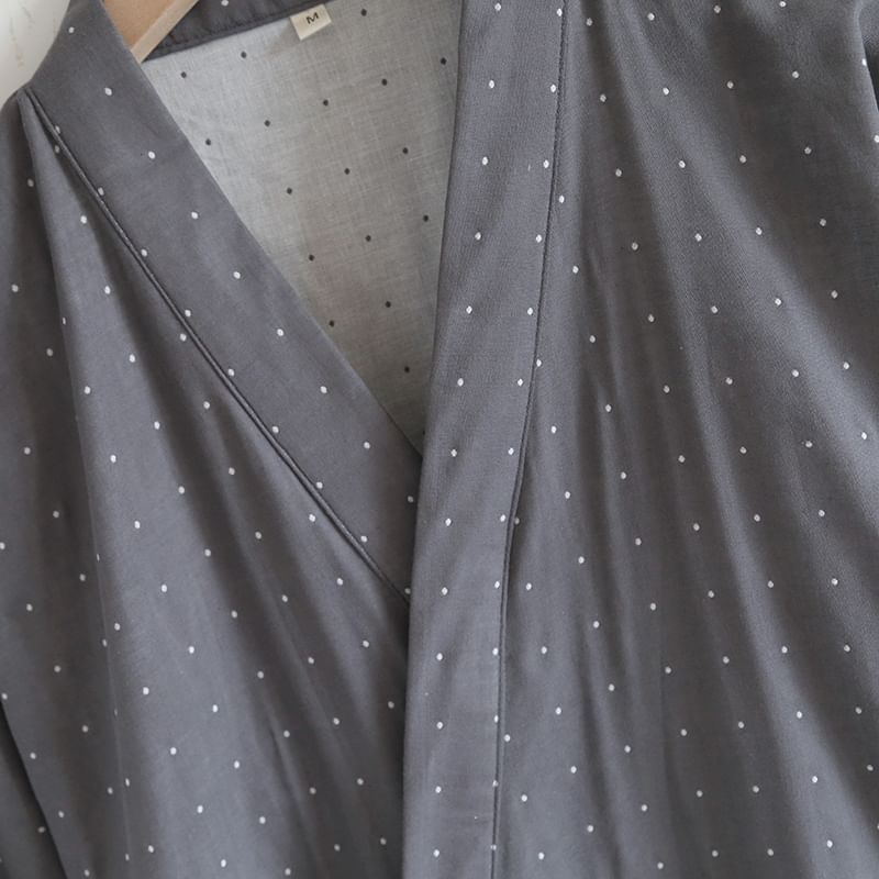 Finlies - Set: V-hals wikkelkimono top + broek