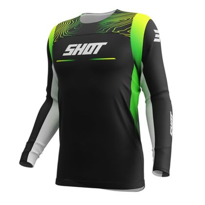 Maillot cross Shot CONTACT - APEX 2025 - Jaune