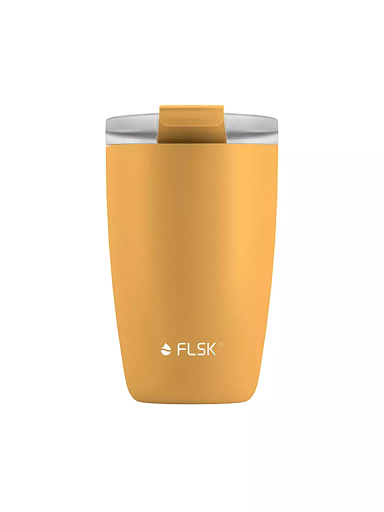 FLSK Isolierbecher - Thermosbecher CUP Coffee to go-Becher 0,35l Sunrise gelb