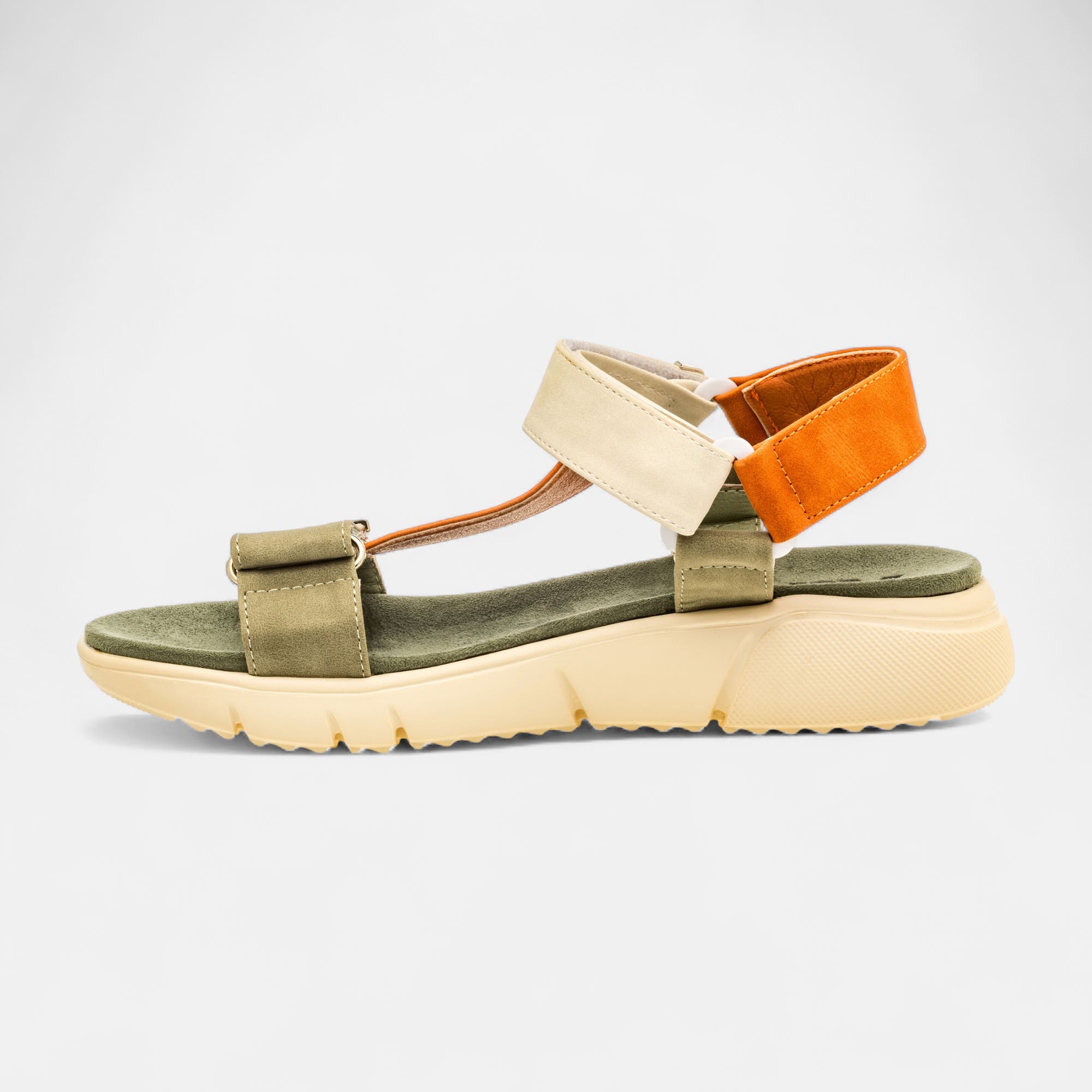 Sandales Femme kaki