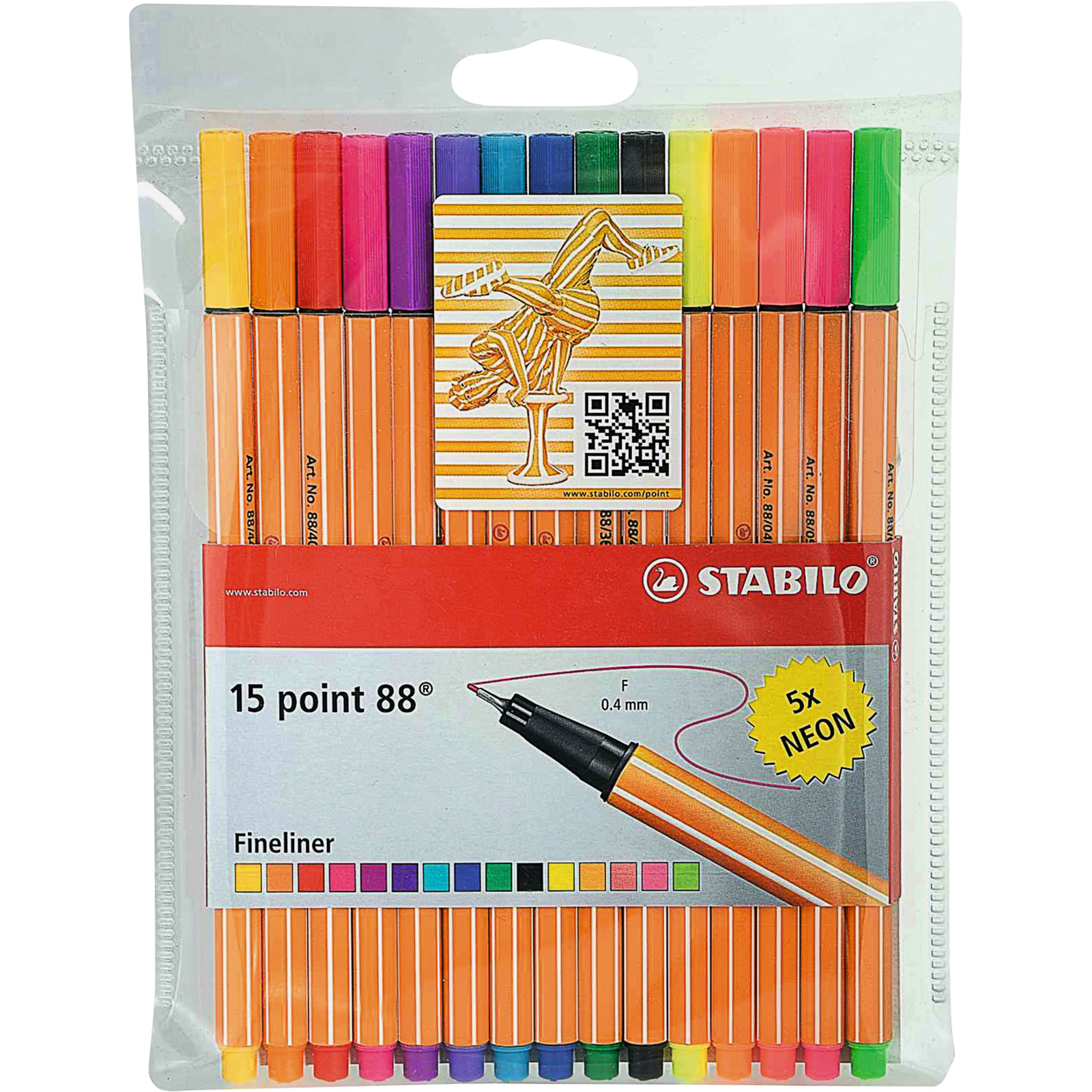 Stabilo point 88 15er Etui (inkl.Neon)