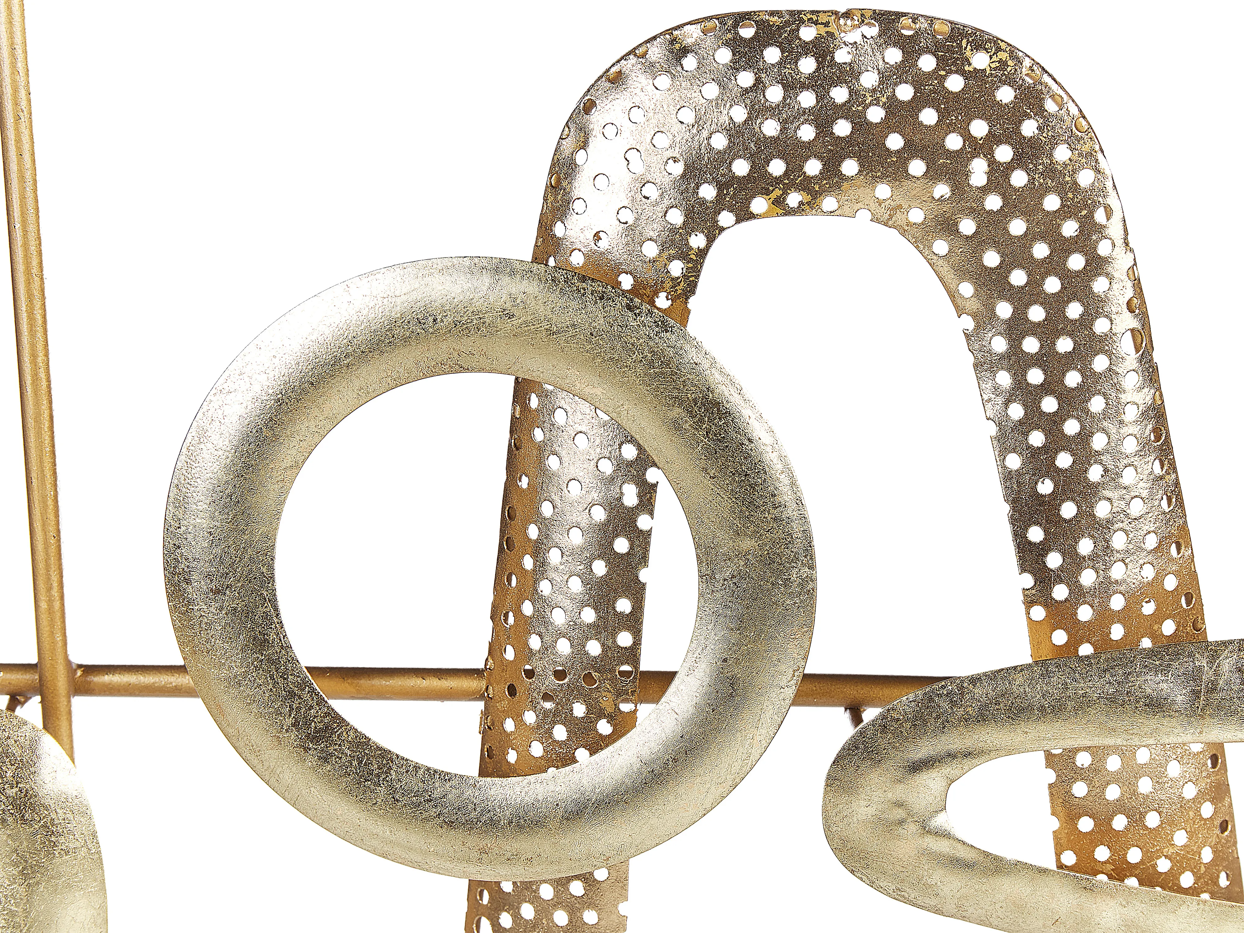 Wanddecoratie MANGANESE Metaal 50 cm Goud