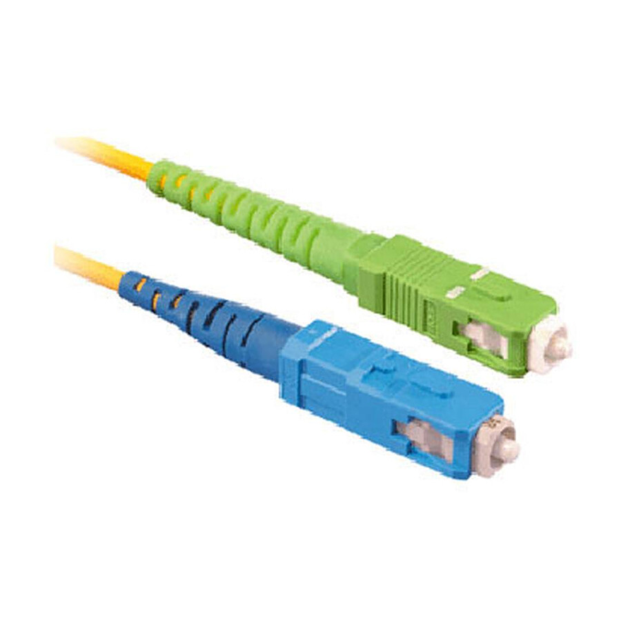 Jarretière optique simplex monomode 9/125 SC-APC/SC-UPC - 20 m