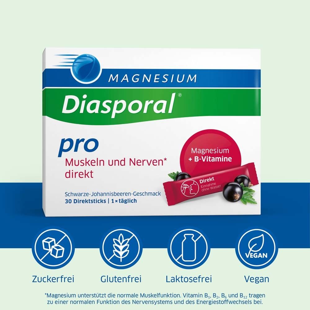 Magnesium-Diasporal® Pro Muskeln und Nerven direkt