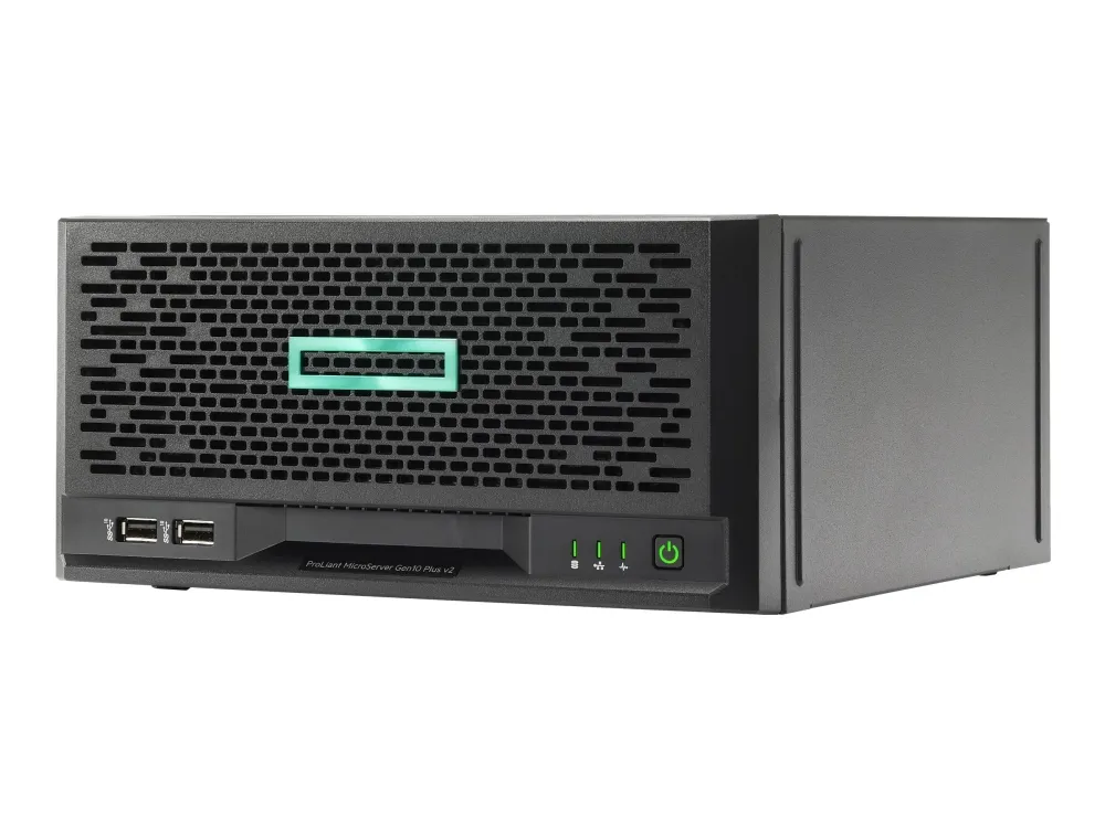 HPE ProLiant MicroServer Gen10 Plus v2 Entry - Server - ultra mikro tower envejs - 1 x Pentium Gold G6405 - RAM 16 GB - SATA - non-hot-swap 3.5