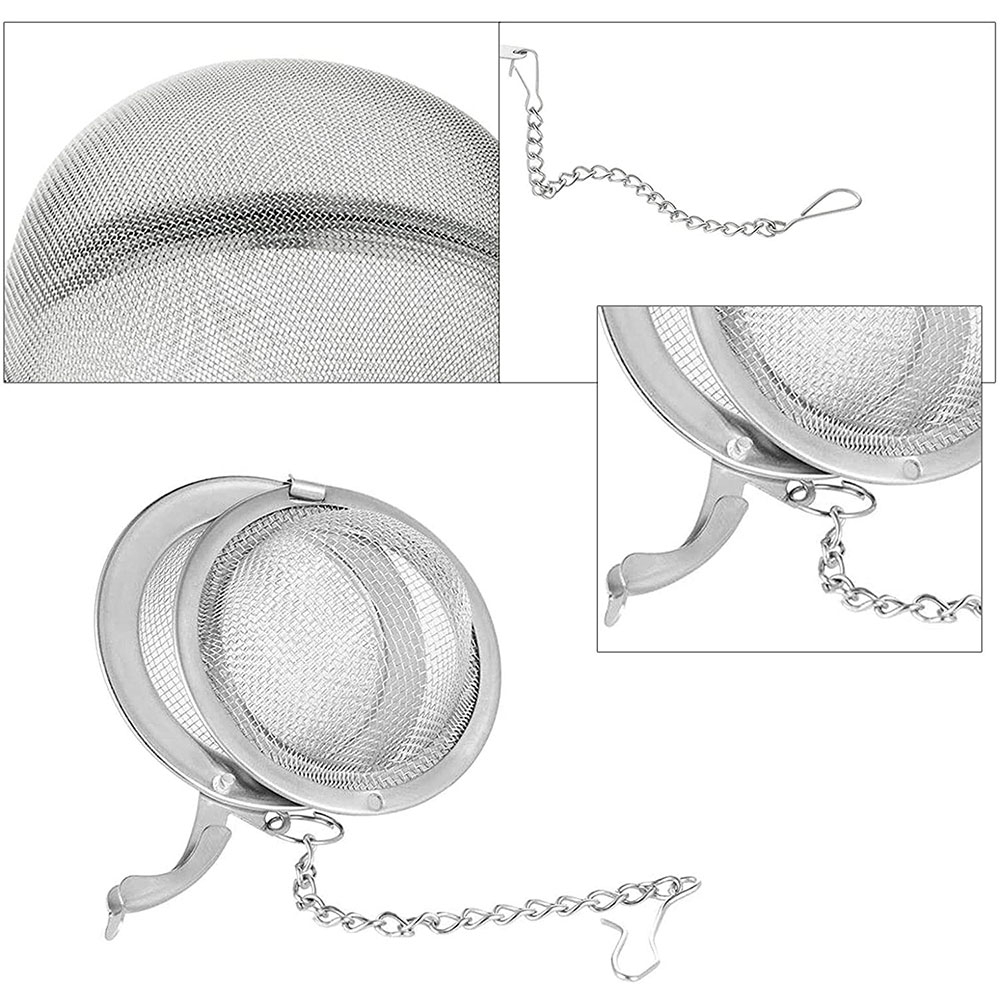 (4er Set) Tee Infuser Filtersieb Teesieb für Losen Tee