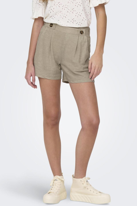 Jacqueline de Yong beige dames korte broek