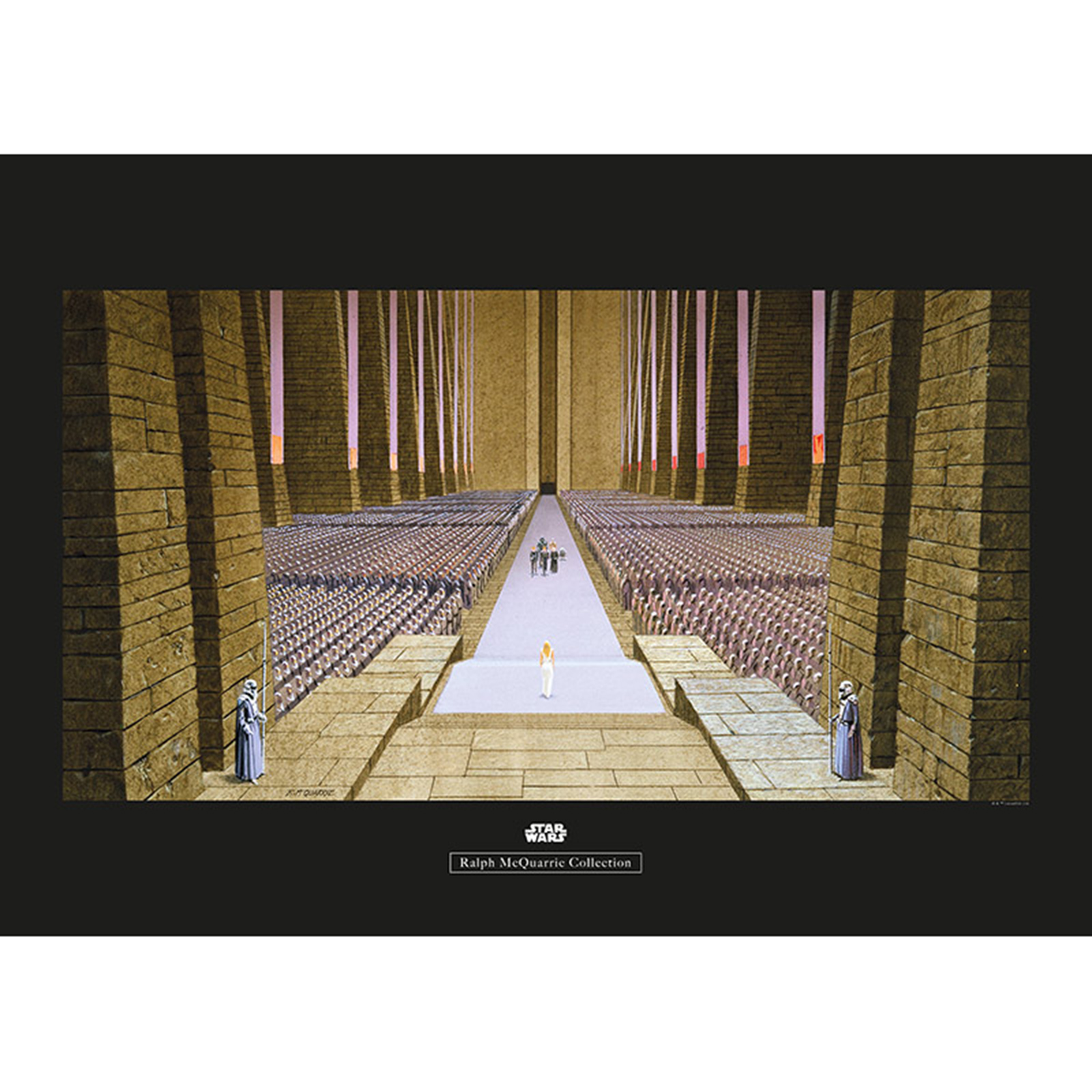 Wandbild STAR WARS CLASSIC RMQ CEREMONY - 70x50 cm
