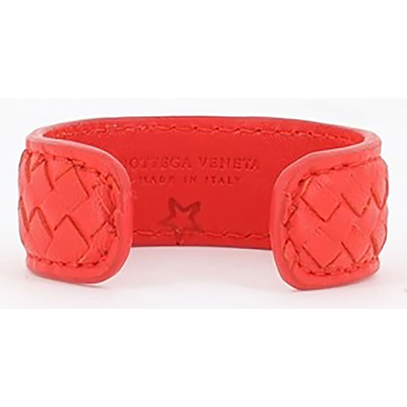 Bottega Veneta Bracelet en Cuir rouge - Neuf avec étiquette